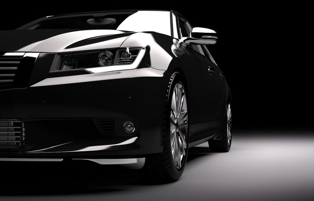 shiny paint job with factory finish intact