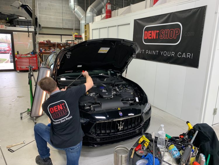 Dent Shop paintless dent repair services